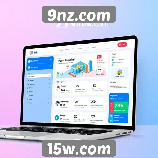 Explorando a interface de usuário do 9nz.com